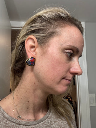 Hermes Hanging Belt Clip On Earrings