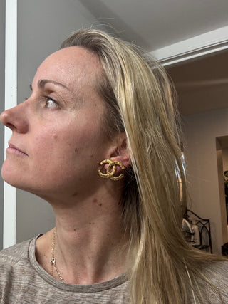 CHANEL CC Clip-on Earrings