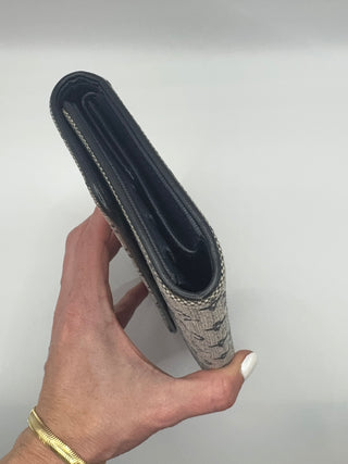Louis Vuitton Navy Mini Lin Long Bifold Wallet