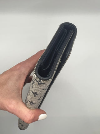 Louis Vuitton Navy Mini Lin Long Bifold Wallet