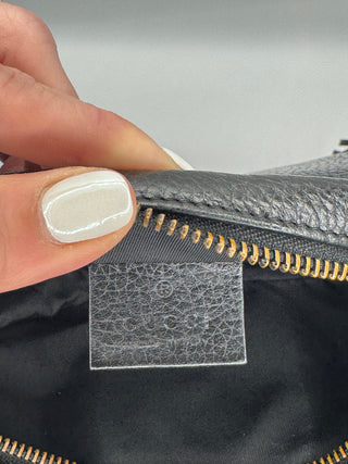 Gucci Interlocking G Soho Mini Crossbody Bag in Black