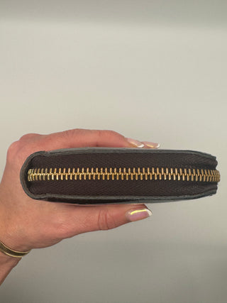 Louis Vuitton Vernis Maroon Patent Leather Zippy Wallet