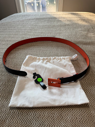 Gucci Memorable Buckle Belt - Limited Edition Black & Orange