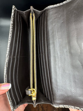 Miu Miu Bifold Long Wallet - Crocodile pattern