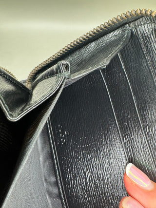 Gucci Discontinued Long Kingsnake Zippy Wallet