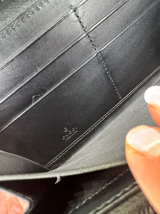 Gucci GG Supreme Tiger Zippy Wallet