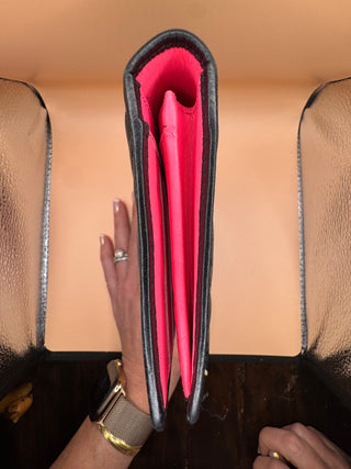 Chanel Calfskin Quilted Chambon Yen Wallet