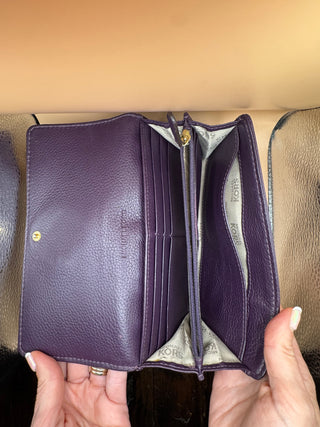 Michael Kors Long Bifold Purple Wallet