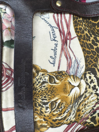 Salvatore Ferragamo Leopard Jungle Shoulder Bag